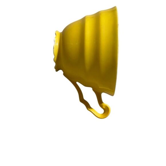 Yellow Demitasse Cup LC Czechoslovakia Gebrüder Benedikt Vintage - Picture 2 of 4